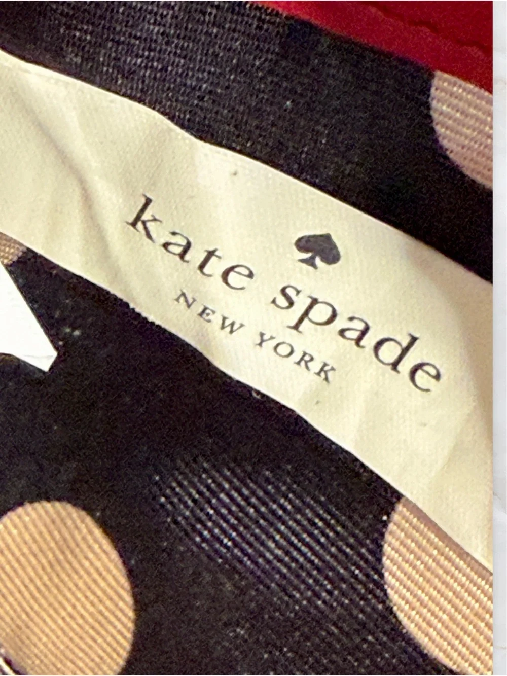 Kate Spade Red Cedar Leather Street Lacey Zip Around Wallet Gold Tone Hardware